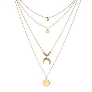 Boho layered necklace